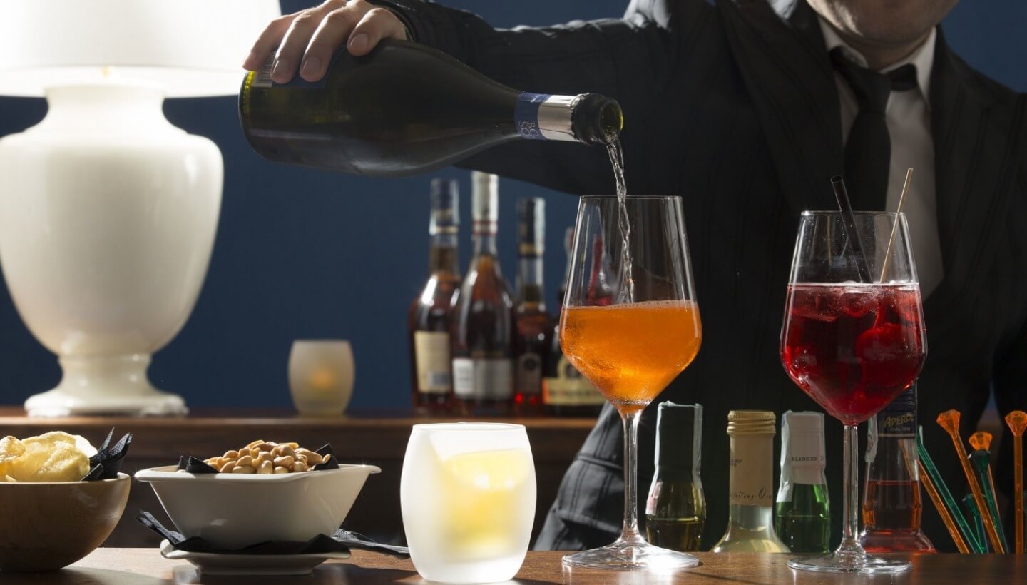 Aperitivo al bar dell'Hotel