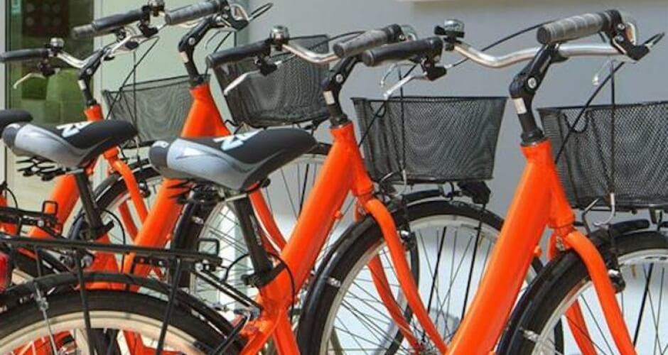 Servizio biciclette dell'hotel